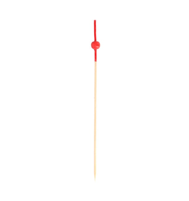 Pinchos de Bambu Decorados Bolita Roja 90 mm (100 Uds) Pinchos de Bambu Decorados Bolita Roja 90 mm (100 Uds)