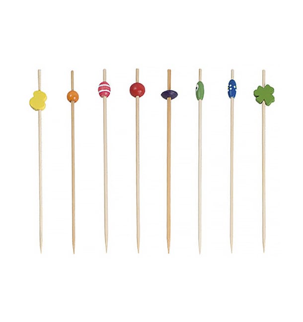 Pinchos de Bambu Decorados Surtido 120 mm (10000 Uds) Pinchos de Bambu Decorados Surtido 120 mm (10000 Uds)