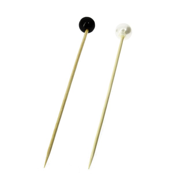 Pinchos de Bambu Decorados Perla 90 mm (10000 Uds) Pinchos de Bambu Decorados Perla 90 mm (10000 Uds)