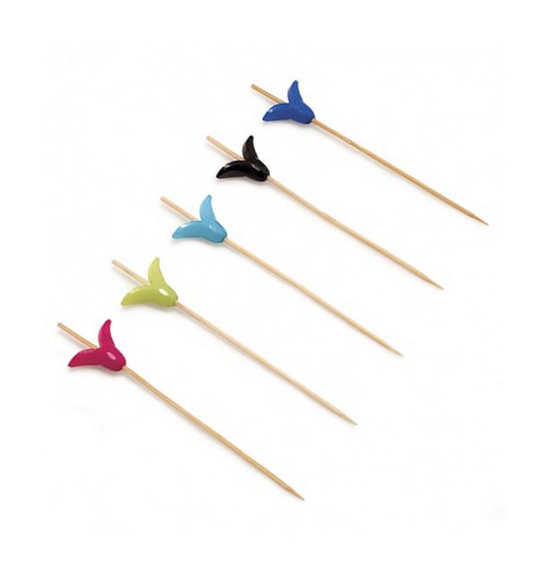 Pinchos de Bambu Decorados Lirio 120 mm (100 Uds) Pinchos de Bambu Decorados Lirio 120 mm (100 Uds)