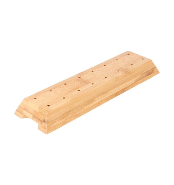 Soporte de Bambu para Pinchos Marron 20x6x2cm (48 Uds) Soporte de Bambu para Pinchos Marron 20x6x2cm (48 Uds)