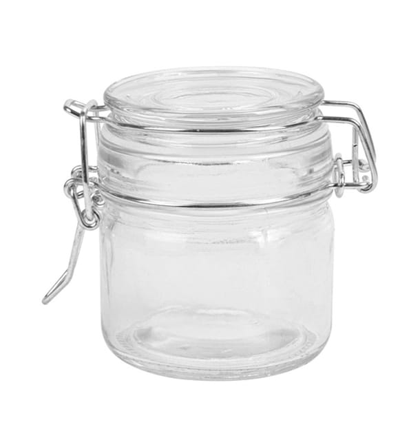 Vaso con tapa hermética Clear Basa