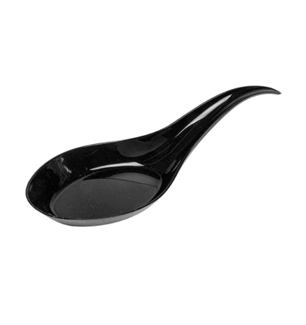 Cuchara Degustacion Plastico Negro 12 cm (2000 Uds) Cuchara Degustacion Plastico Negro 12 cm (2000 Uds)