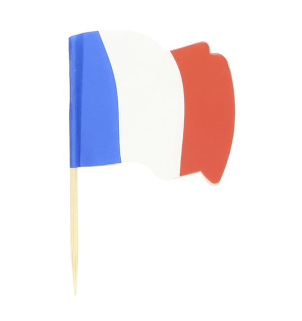 Pinchos Banderita "Francia" 65mm (144 Uds) Pinchos Banderita "Francia" 65mm (144 Uds)
