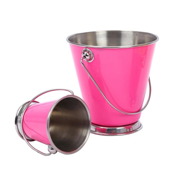 Cubitera para Presentación de Acero Rosa Ø9x9cm (1 Ud) Cubitera para Presentación de Acero Rosa Ø9x9cm (1 Ud)