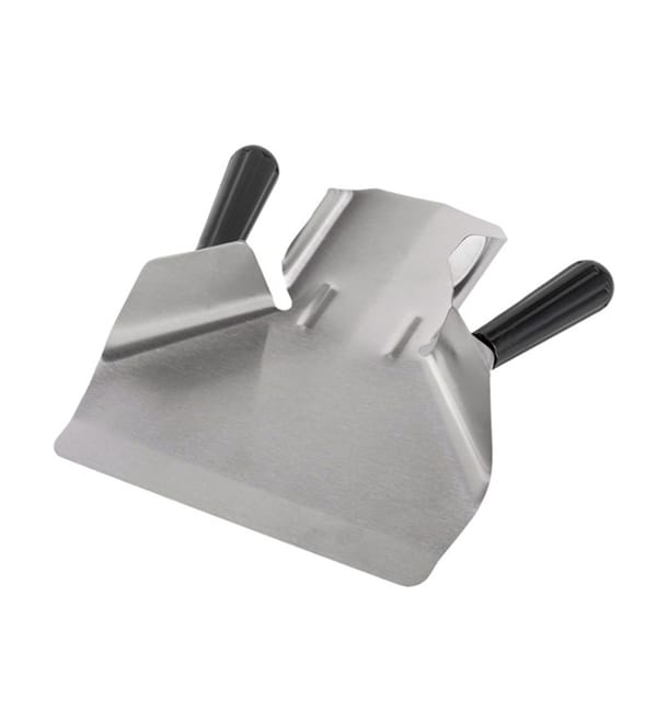 Pala Patatas Fritas 2 Asas Inox Plateado 20x22,5x5 cm (1 Ud) Pala Patatas Fritas 2 Asas Inox Plateado 20x22,5x5 cm (1 Ud)