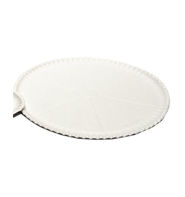 vacío abrelatas Marte Plato para Pizza de Carton blanco Ø33cm (200 Uds)