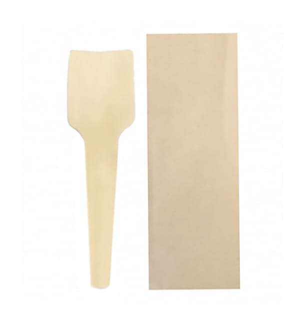 Cucharilla de Madera para Helados Enfundada 70mm (1.000 Uds) Cucharilla de Madera para Helados Enfundada 70mm (1.000 Uds)
