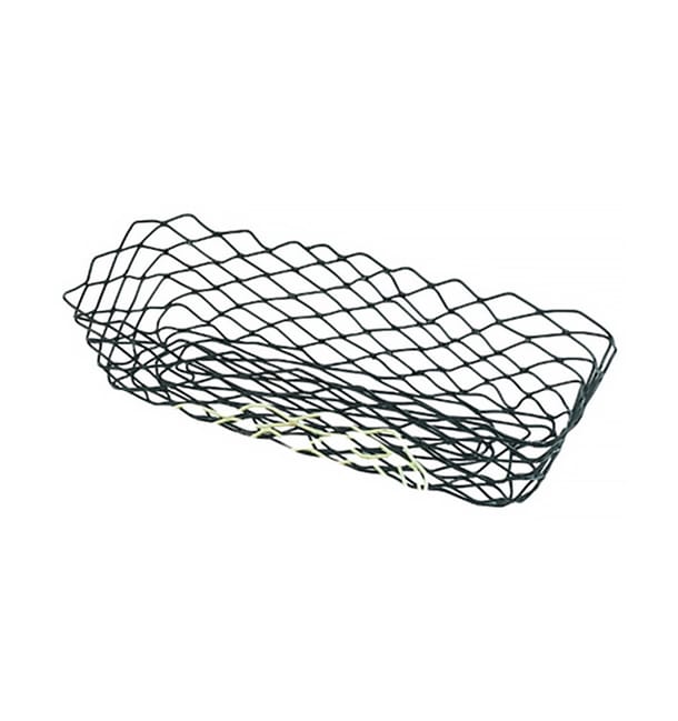 Cesta Rectangular de Acero Negro 275x142x85mm (1 Ud) Cesta Rectangular de Acero Negro 275x142x85mm (1 Ud)