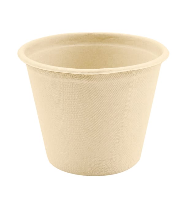 Tarrina de Caña de Azucar Natural Ø95mm 425ml (50 Uds) Tarrina de Caña de Azucar Natural Ø95mm 425ml (50 Uds)