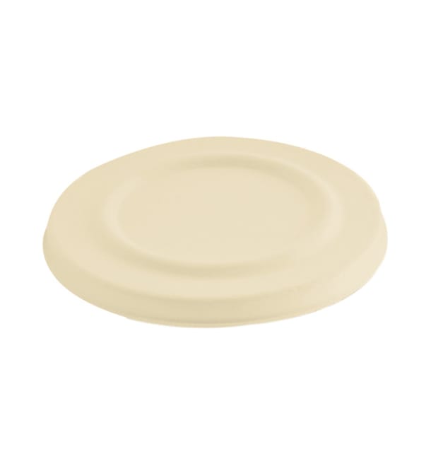 Tapa Tarrina 425ml Caña de Azúcar Natural Ø95mm (50 Uds) Tapa Tarrina 425ml Caña de Azúcar Natural Ø95mm (50 Uds)