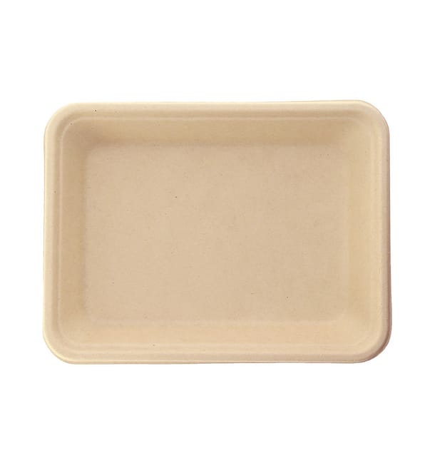Bandeja de Caña de Azucar Natural 196x147x27mm (50 Uds) Bandeja de Caña de Azucar Natural 196x147x27mm (50 Uds)
