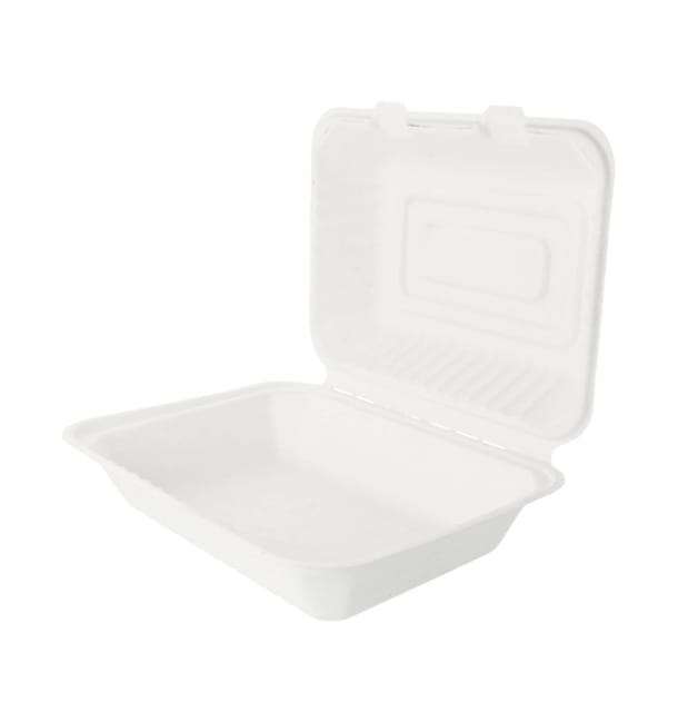 Envase MenuBox Caña Azúcar Blanco 225x165x64mm (50 Uds) Envase MenuBox Caña Azúcar Blanco 225x165x64mm (50 Uds)