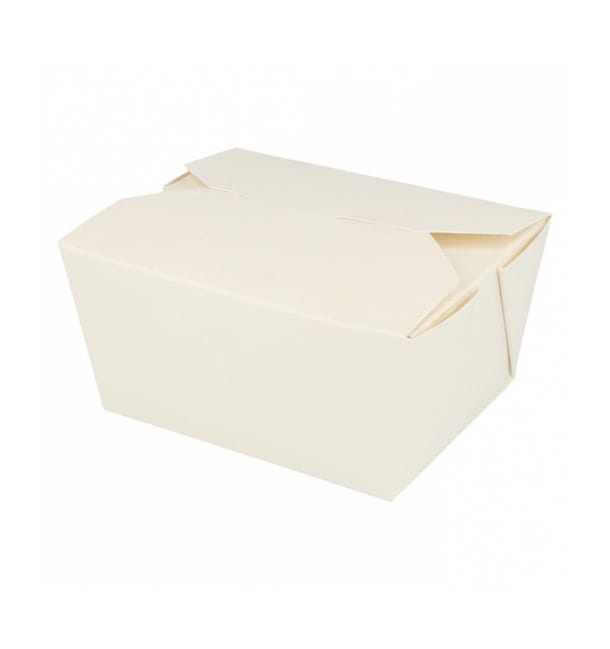 Caja Carton Americana Blanca 11,3x9x6,4cm 780ml (50 Uds) Caja Carton Americana Blanca 11,3x9x6,4cm 780ml (50 Uds)