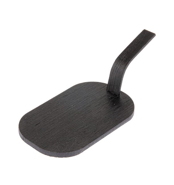 Mini Pala Bambú Negra Tapas 8x5 cm (100 Uds) Mini Pala Bambú Negra Tapas 8x5 cm (100 Uds)