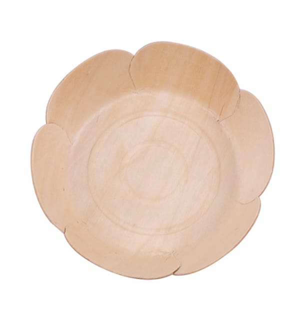 Mini Bol de Madera Ø10,5 cm (50 Uds) Mini Bol de Madera Ø10,5 cm (50 Uds)
