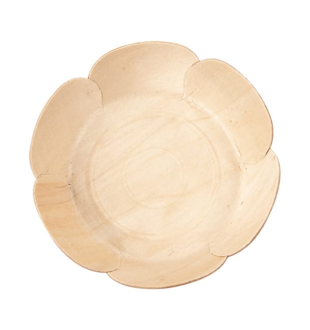 Mini Bol de Madera Ø11,5 cm (50 Uds) Mini Bol de Madera Ø11,5 cm (50 Uds)