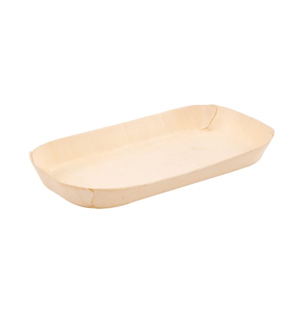 Barquilla de Madera Rectangular 14,5x7x1,3cm (50 Uds) Barquilla de Madera Rectangular 14,5x7x1,3cm (50 Uds)
