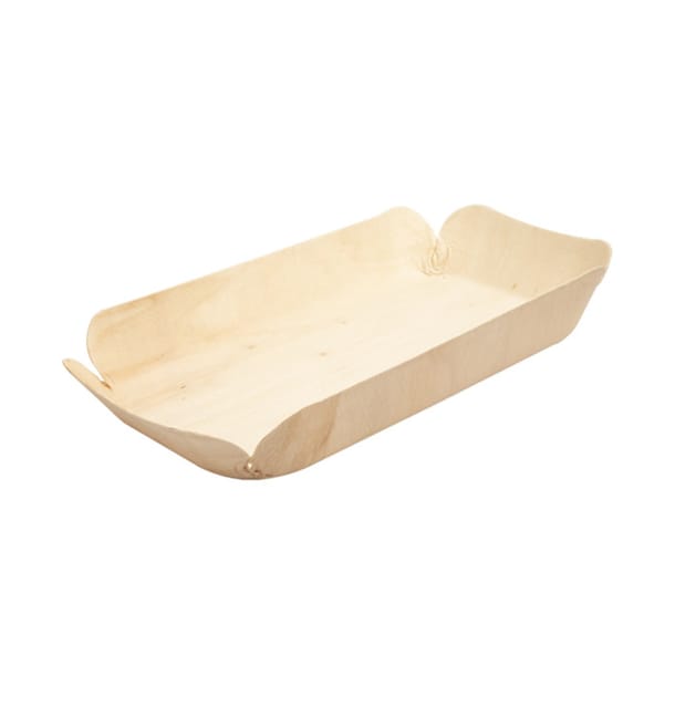 Barquilla de Madera Rectangular 23x11,5x3,4 cm (50 Uds) Barquilla de Madera Rectangular 23x11,5x3,4 cm (50 Uds)