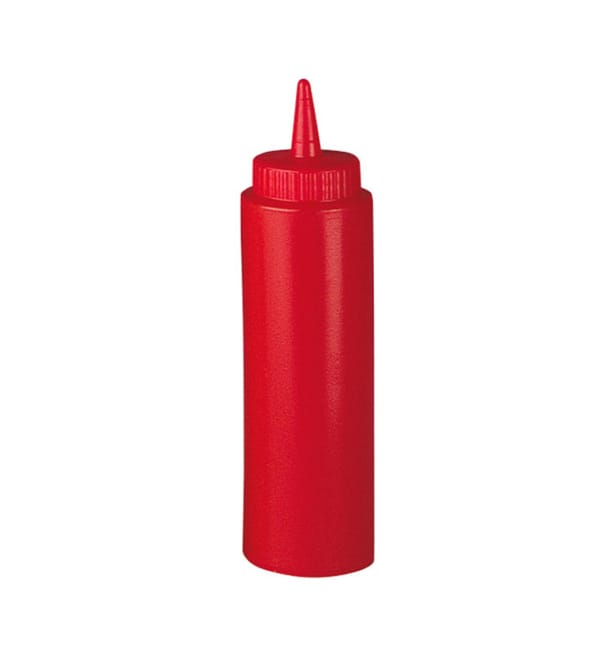Peras para Salsas Plástico Rojo 240ml (72 Uds) Peras para Salsas Plástico Rojo 240ml (72 Uds)