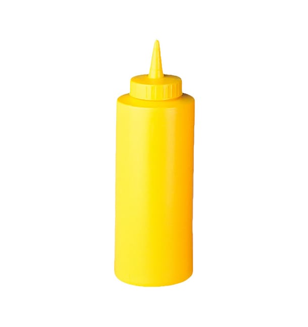Peras para Salsas Plástico Amarillo 360ml (6 Uds) Peras para Salsas Plástico Amarillo 360ml (6 Uds)
