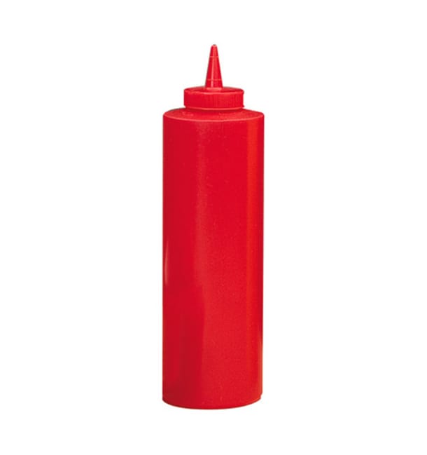Peras para Salsas Plástico Rojo 720ml (36 Uds) Peras para Salsas Plástico Rojo 720ml (36 Uds)
