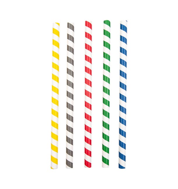 Pajita Recta Papel Surtido Granizado Ø10mm 21cm (50 Uds) Pajita Recta Papel Surtido Granizado Ø10mm 21cm (50 Uds)
