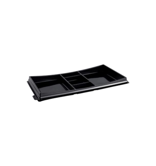 Envase para Sushi Negro 273x151mm Envase para Sushi Negro 273x151mm