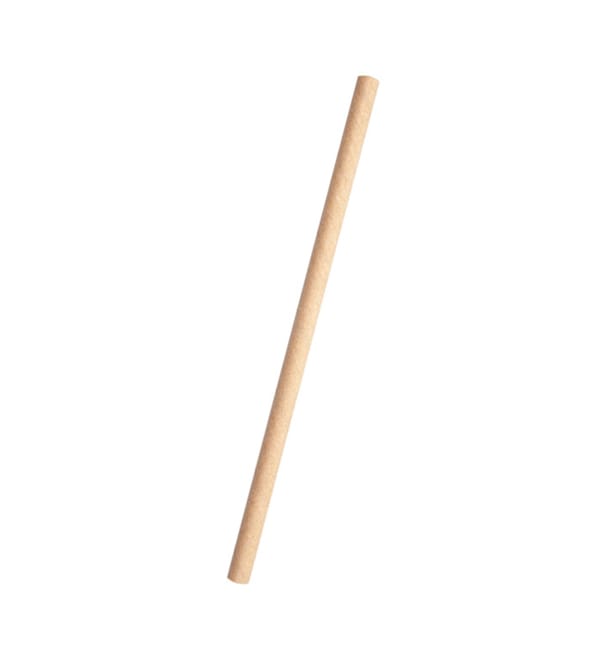 Pajita Recta de Papel Kraft Ø6mm 14cm (6.000 Uds) Pajita Recta de Papel Kraft Ø6mm 14cm (6.000 Uds)