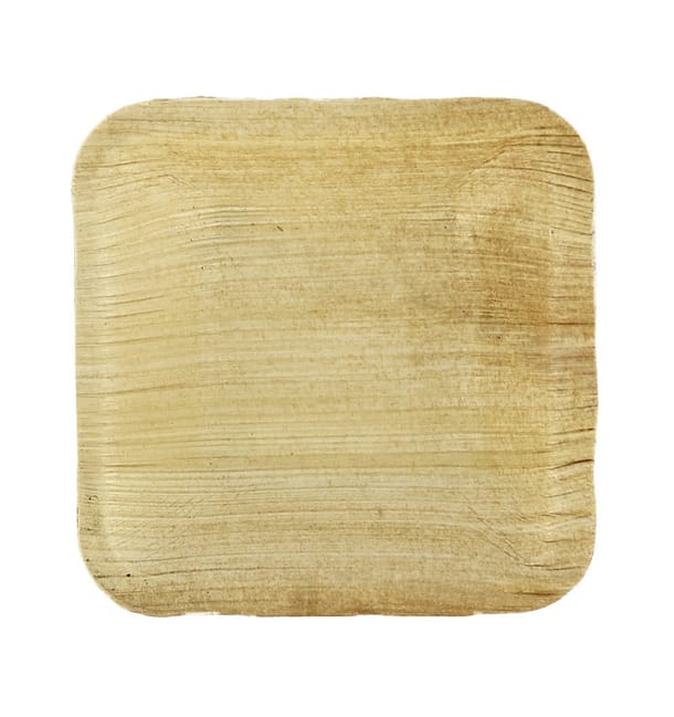 Mini Plato Cuadrado Hoja de Palma 7,7x7,7cm (25 Uds) Mini Plato Cuadrado Hoja de Palma 7,7x7,7cm (25 Uds)