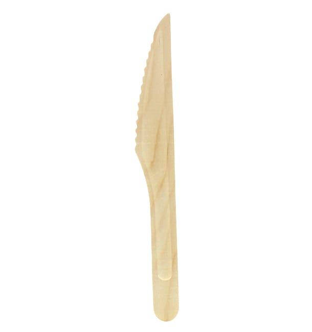 Cuchillo de Madera Eco 16cm (1.000 Uds)