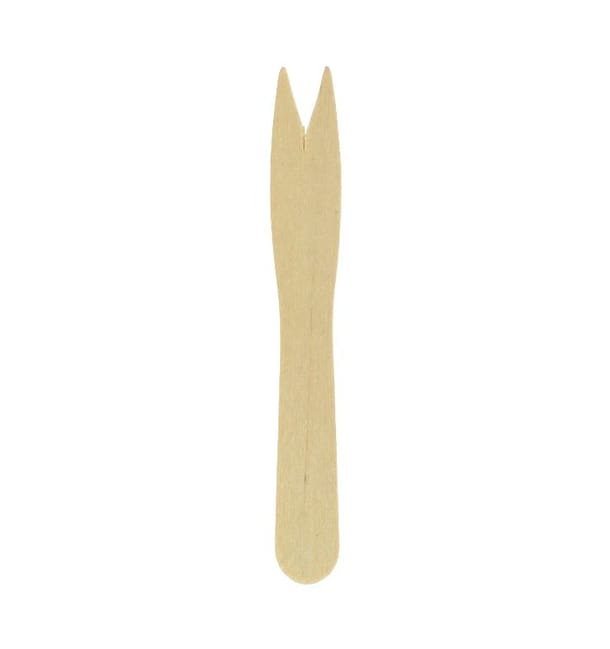 Pincho de Madera Patatas Fritas Natural 8,5cm (1000 Uds)