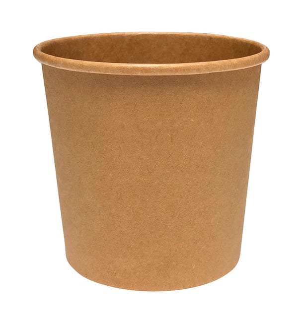 Tarrina de Cartón Kraft de 12Oz/350ml (25 Uds) Tarrina de Cartón Kraft de 12Oz/350ml (25 Uds)