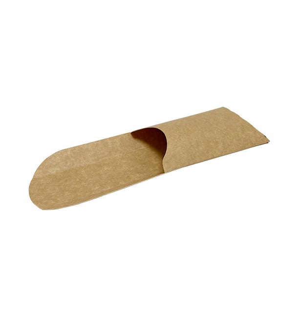 Funda de Cartón Kraft para Wraps 240x90x35mm (1.000 Uds) Funda de Cartón Kraft para Wraps 240x90x35mm (1.000 Uds)