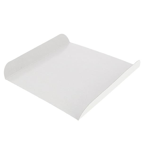 Bandeja de Carton Blanco para Gofres 13,5x10cm (100 Uds)