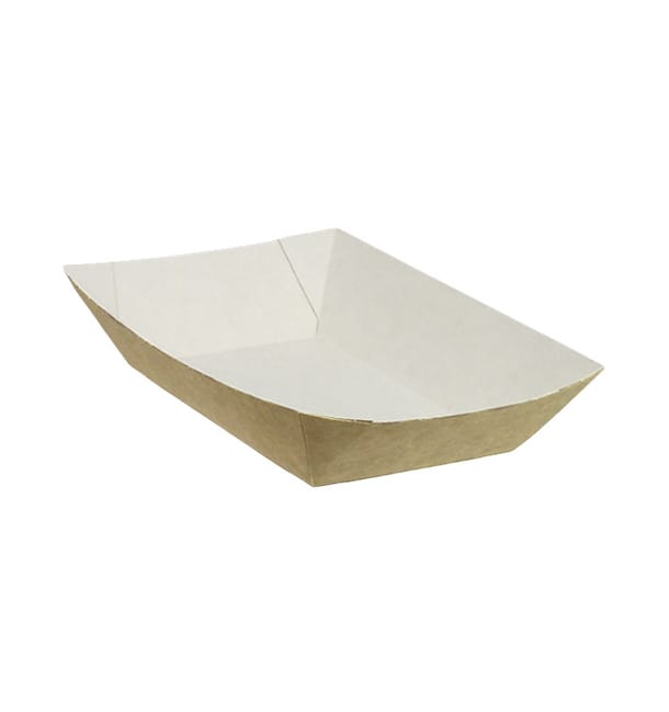 Barqueta 300ml Kraft 11x7x3,5cm (25 Uds) Barqueta 300ml Kraft 11x7x3,5cm (25 Uds)