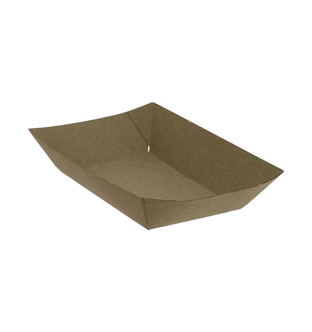 Barqueta 300ml Kraft-Kraft 11x7x3,5cm (25 Uds) Barqueta 300ml Kraft-Kraft 11x7x3,5cm (25 Uds)