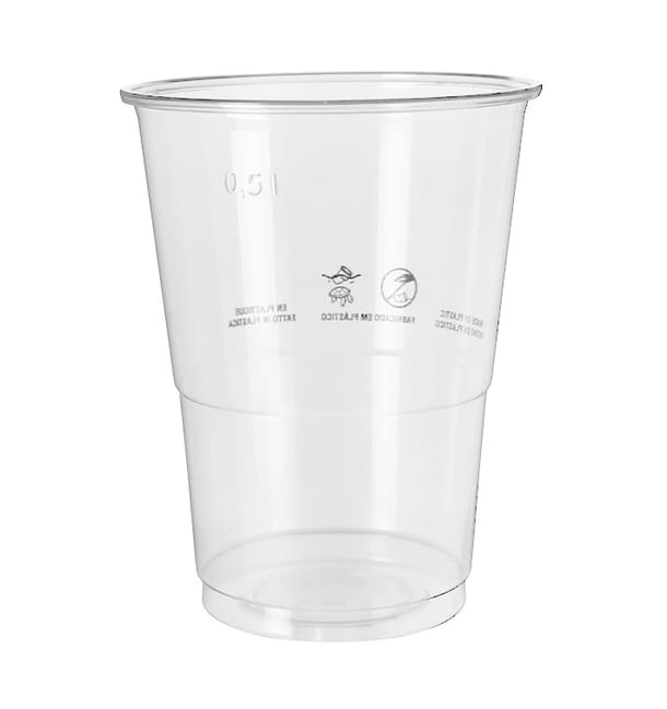 Vaso de Plástico PP Transparente 650ml (50 Uds) Vaso de Plástico PP Transparente 650ml (50 Uds)