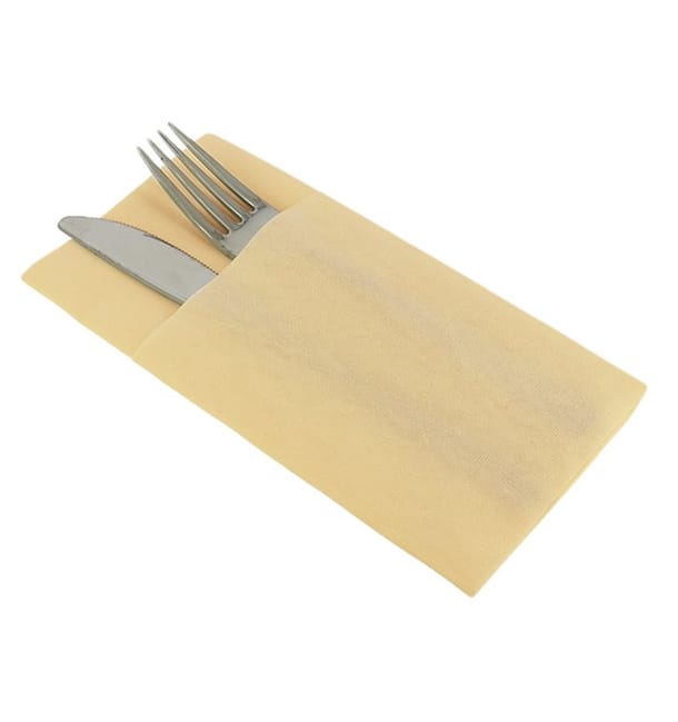 Servilleta Kanguro Airlaid Crema 40x40cm (480 Uds) Servilleta Kanguro Airlaid Crema 40x40cm (480 Uds)
