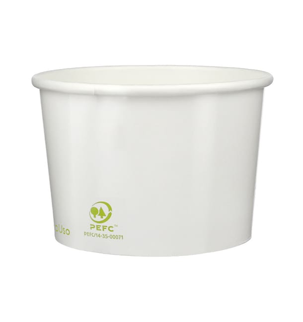 Tarrina de Cartón para Helados Ecológica 310ml (1200 Uds) Tarrina de Cartón para Helados Ecológica 310ml (1200 Uds)