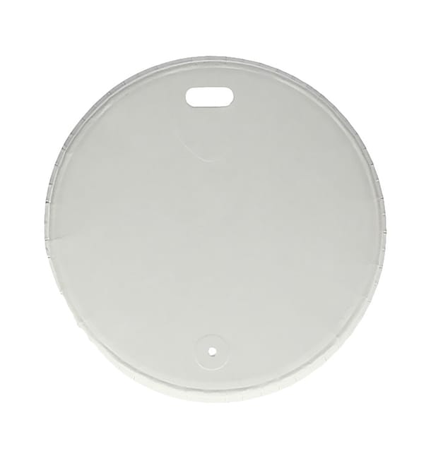 Tapa Travel con Agujero de Papel Blanca Ø9cm (100 Uds) Tapa Travel con Agujero de Papel Blanca Ø9cm (100 Uds)