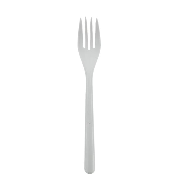 Tenedor Reutilizable PP Mineral “Hércules” Blanco 185mm (50 Uds) Tenedor Reutilizable PP Mineral “Hércules” Blanco 185mm (50 Uds)