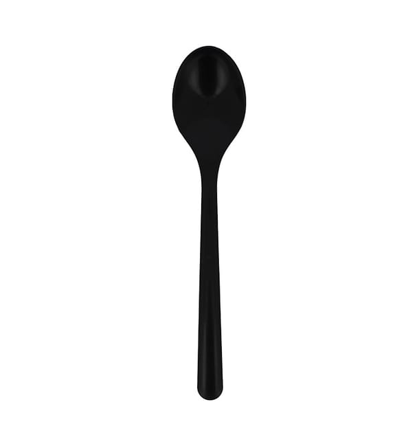 Cucharilla Reutilizable PP Mineral “Hércules” Negra 130mm (50 Uds) Cucharilla Reutilizable PP Mineral “Hércules” Negra 130mm (50 Uds)