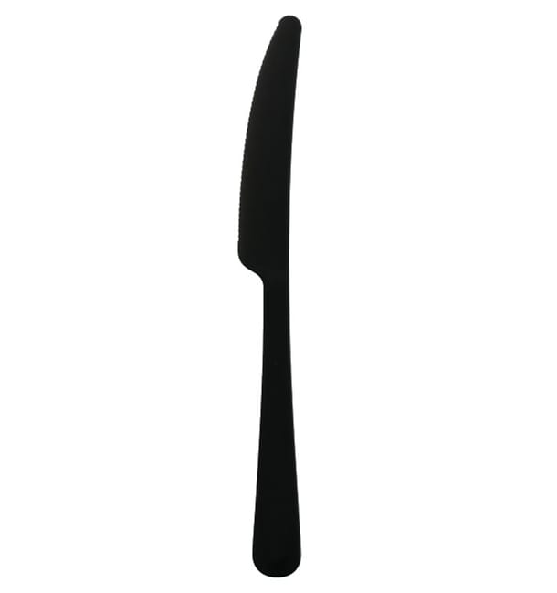 Cuchillo Reutilizable PP Mineral “Gaia” Negro 197mm (10 Uds) Cuchillo Reutilizable PP Mineral “Gaia” Negro 197mm (10 Uds)