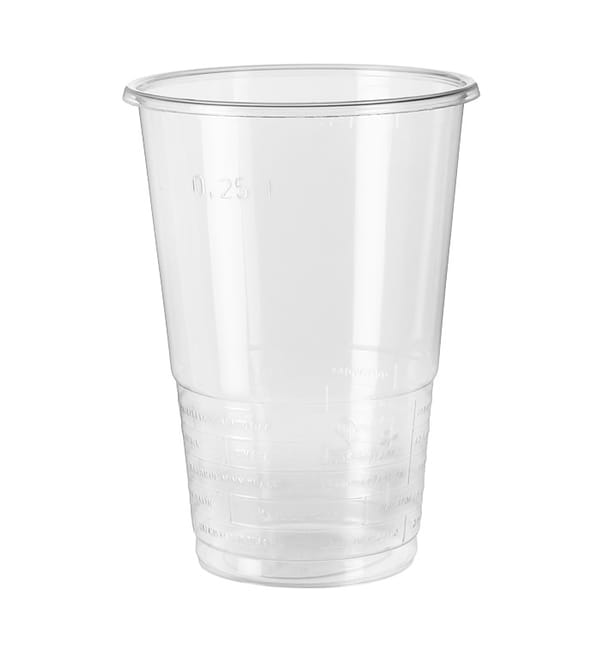 Vaso de Plástico PP Transparente 330ml Ø7,9cm (1.250 Uds) Vaso de Plástico PP Transparente 330ml Ø7,9cm (1.250 Uds)