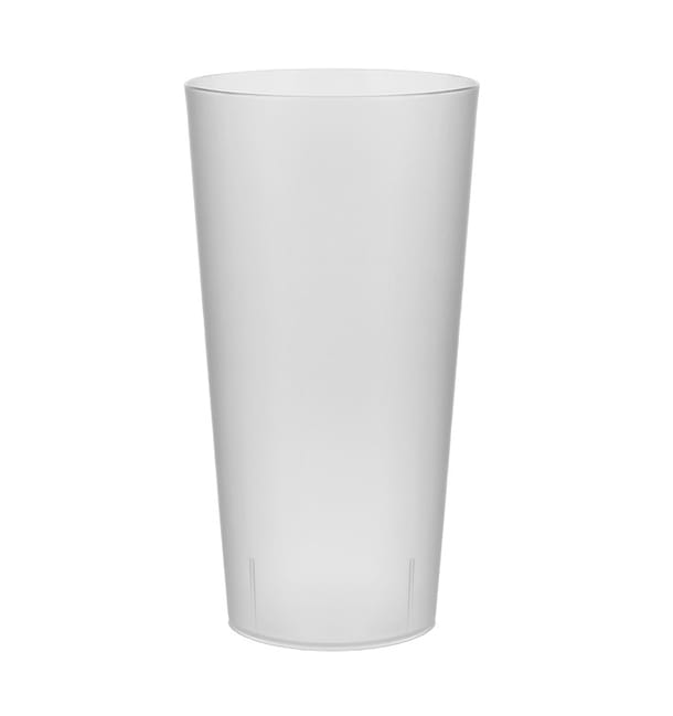 Vasos de plástico duro PP traslúcido irrompible 400ml