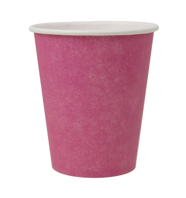 TERMO TAZA 10 CM FONDO ROSA BLANCO MIK