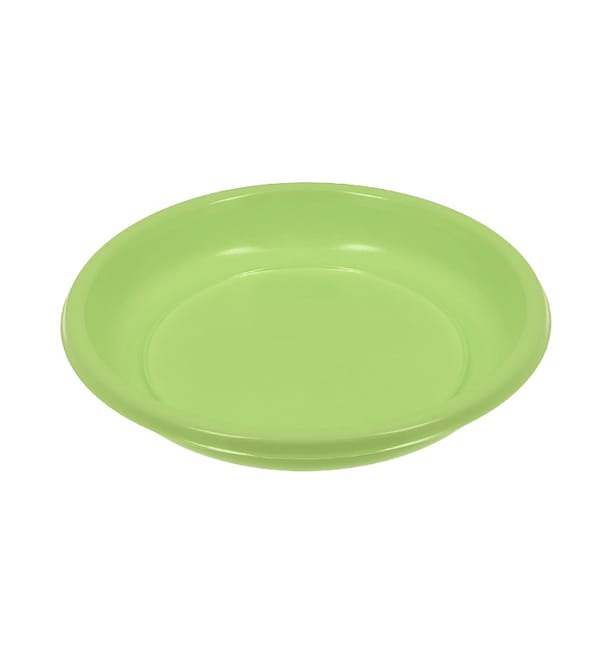 Plato Hondo Reutilizable Económico PS Verde Lima Ø20,5cm (25 Uds) Plato Hondo Reutilizable Económico PS Verde Lima Ø20,5cm (25 Uds)