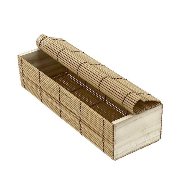 Envase de Bambú para Sushi 23x8x6cm (24 Uds) Envase de Bambú para Sushi 23x8x6cm (24 Uds)