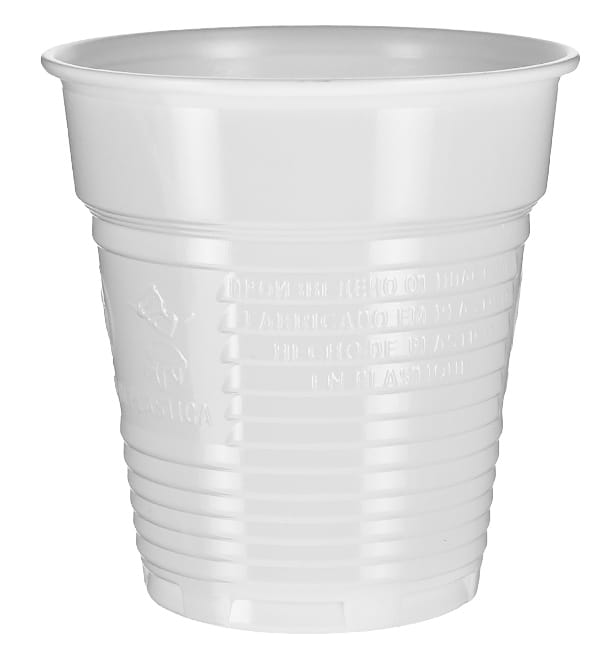 Vaso de Plástico PS Vending Blanco 166ml Ø7,0cm (100 Uds)